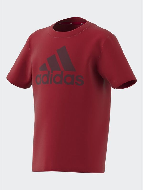 adidas adidas Тишърт Essentials Logo T-Shirt IJ6370 Червен Regular Fit