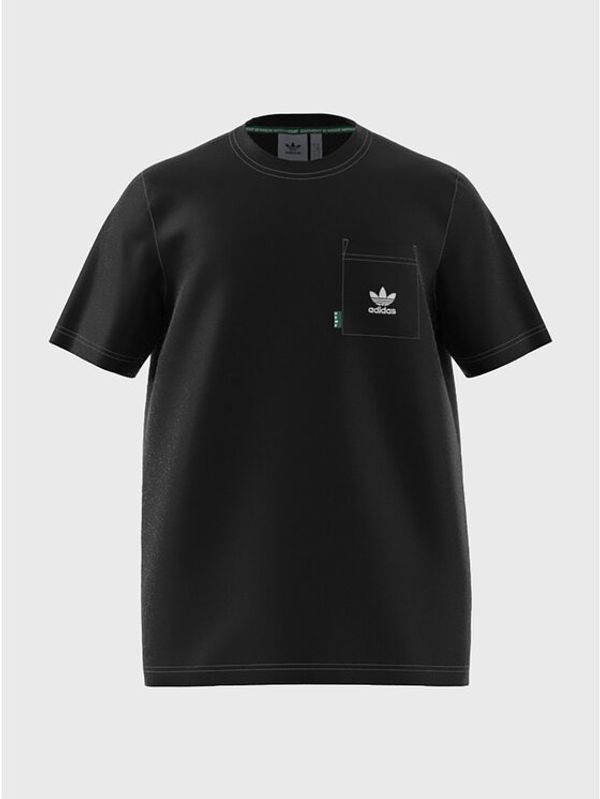 adidas adidas Тишърт Essentials+ Made With Hemp T-Shirt HR8623 Черен Regular Fit
