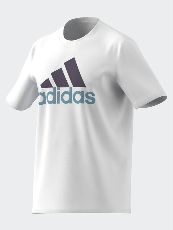 adidas adidas Тишърт Essentials Single Jersey Big Logo T-Shirt IJ8579 Бял Regular Fit