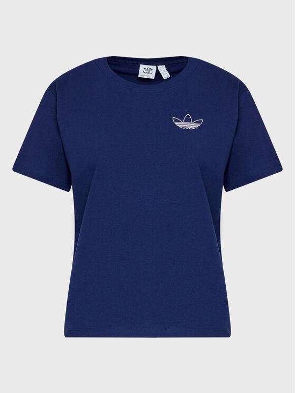 adidas adidas Тишърт HK5176 Тъмносин Regular Fit