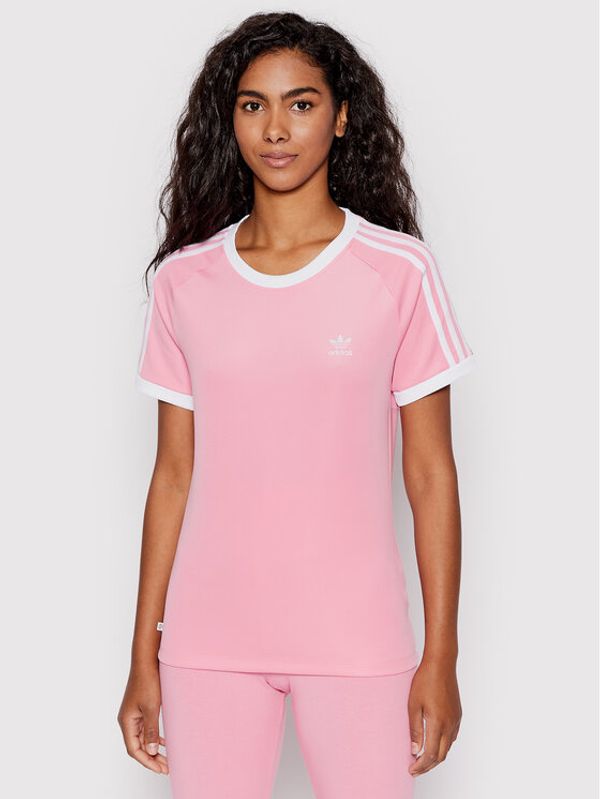 adidas adidas Тишърт HM6414 Розов Regular Fit