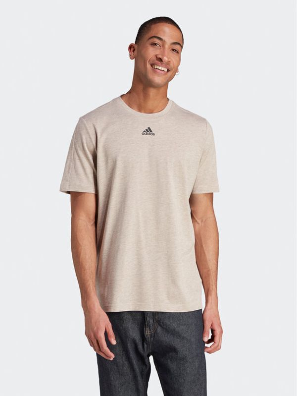 adidas adidas Тишърт IB6143 Бежов Regular Fit