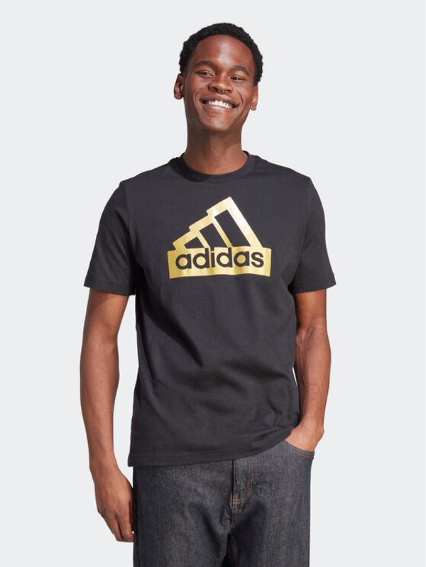 adidas adidas Тишърт II3468 Черен Regular Fit