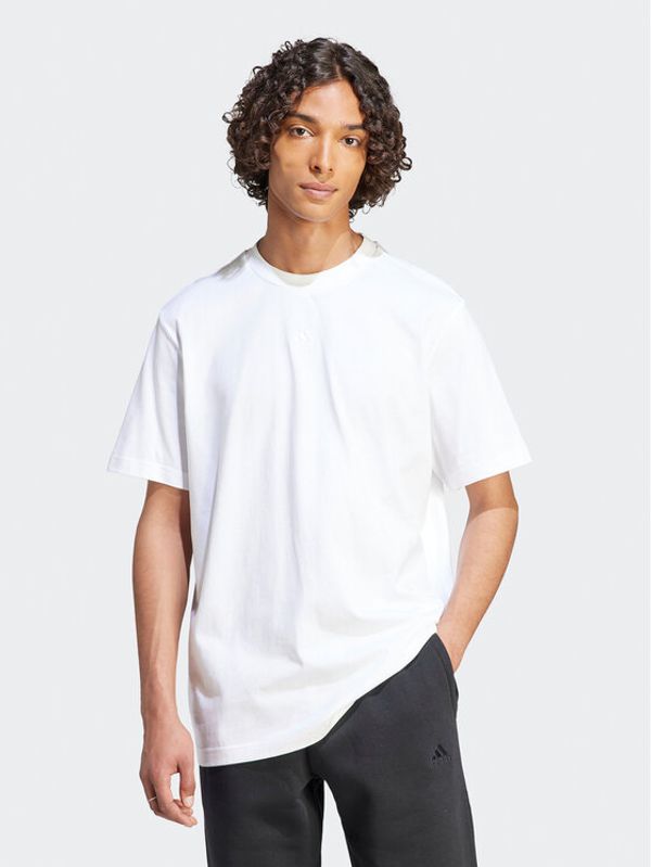 adidas adidas Тишърт IR8364 Бял Loose Fit