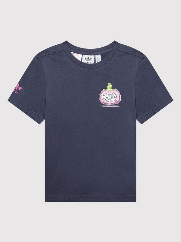 adidas adidas Тишърт KEVIN LYONS HF7539 Тъмносин Regular Fit