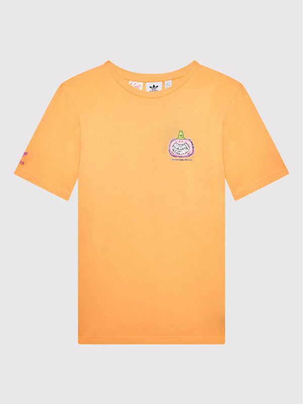 adidas adidas Тишърт KEVIN LYONS HF7579 Оранжев Regular Fit