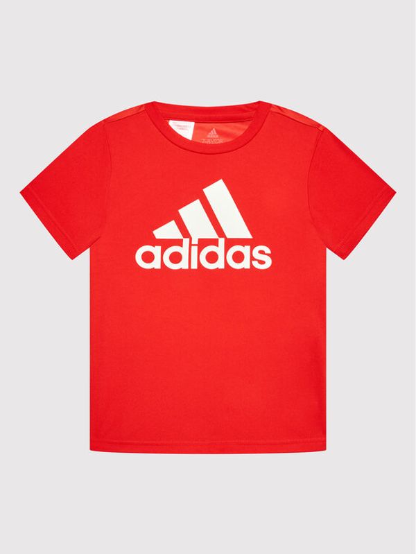 adidas adidas Тишърт Logo GN1477 Червен Regular Fit