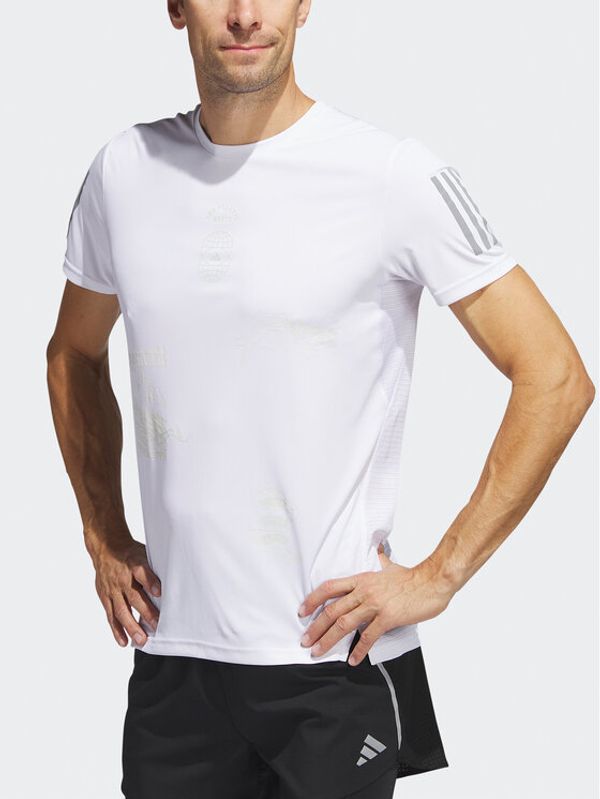 adidas adidas Тишърт Run for the Oceans T-Shirt IC0215 Бял
