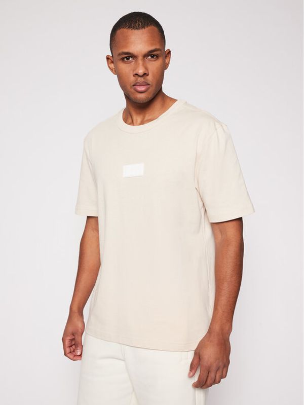 adidas adidas Тишърт Silicon Badge T GN3298 Бежов Regular Fit