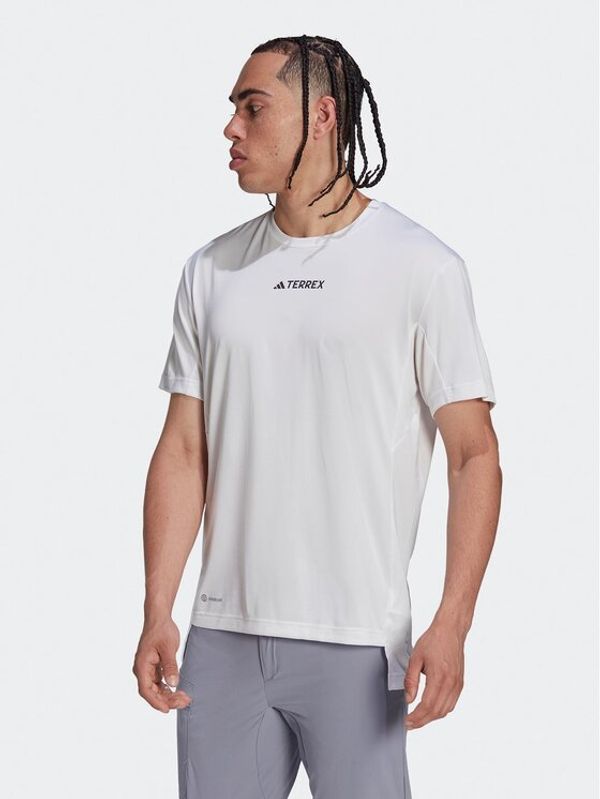 adidas adidas Тишърт Terrex Multi T-Shirt HM4047 Бял Regular Fit