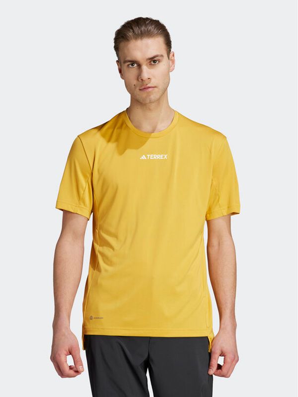 adidas adidas Тишърт Terrex Multi T-Shirt HZ6238 Жълт Regular Fit
