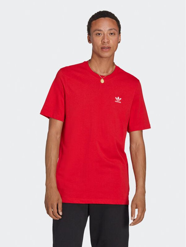 adidas adidas Тишърт Trefoil Essentials T-Shirt IA4869 Червен Regular Fit