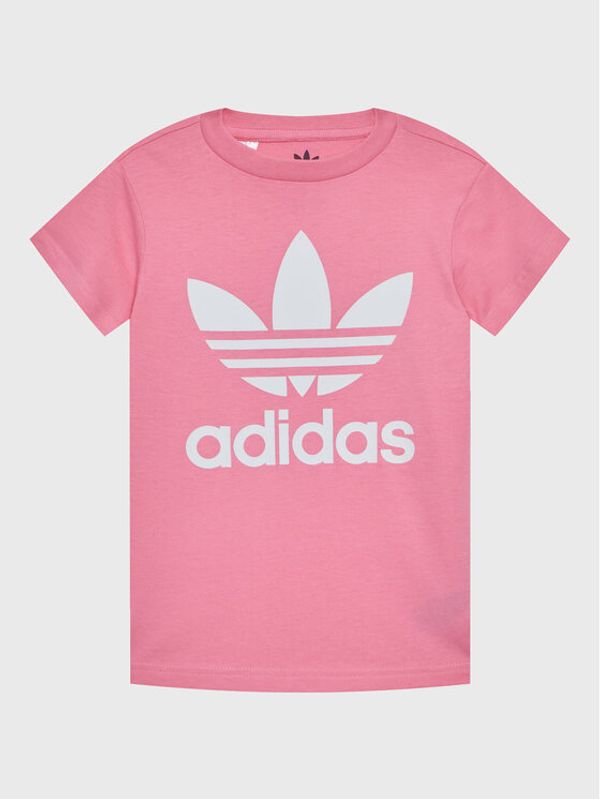 adidas adidas Тишърт Trefoil IB9932 Розов Regular Fit