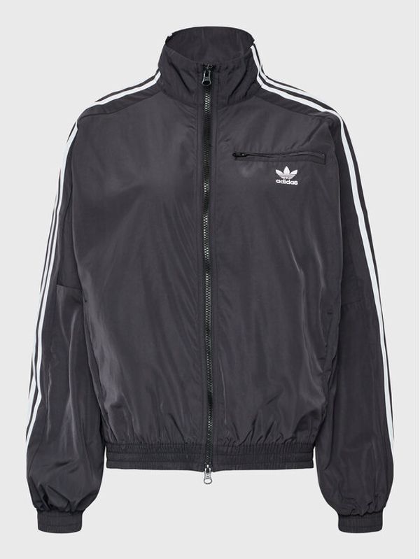 adidas adidas Ветровка adicolor Classics HM2152 Черен Loose Fit