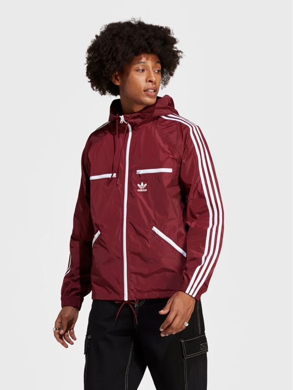 adidas adidas Ветровка Adicolor Classics Windbreaker IB9960 Червен Loose Fit