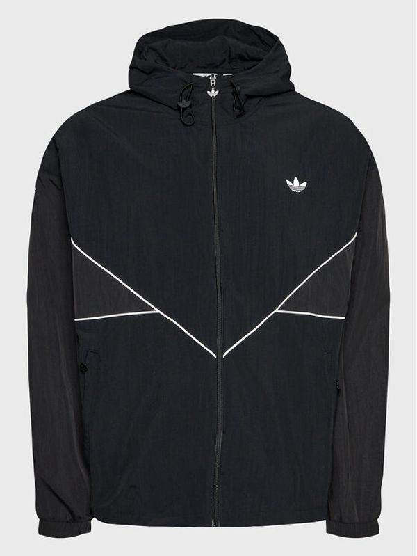 adidas adidas Ветровка adicolor Seasonal Archive Windbreaker HR3322 Черен Loose Fit