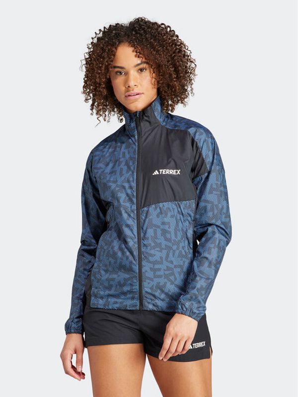 adidas adidas Ветровка Terrex Trail Running Windbreaker IA1808 Син Regular Fit
