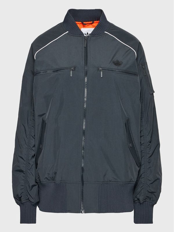 adidas adidas Яке бомбър HK5233 Сив Oversize