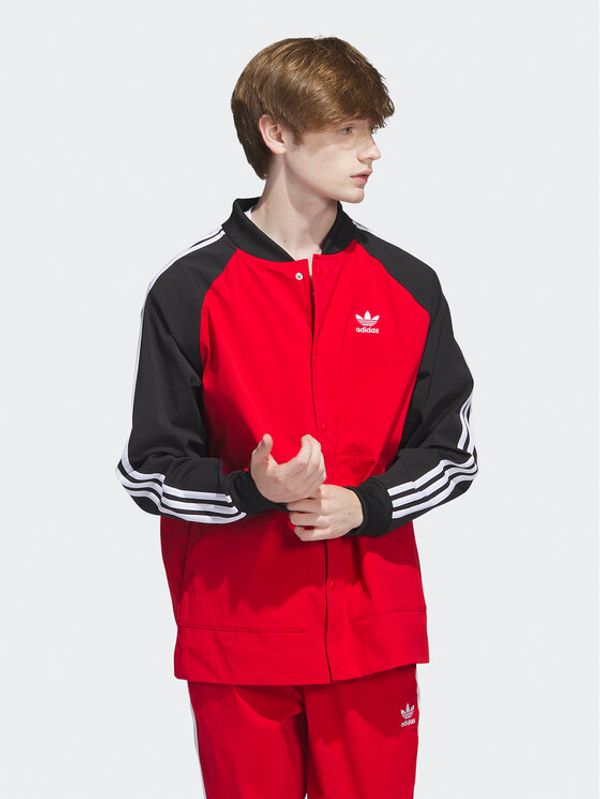 adidas adidas Яке бомбър IC5542 Червен Regular Fit