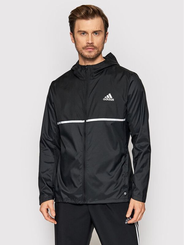 adidas adidas Яке за джогинг Own The Run H58592 Черен Regular Fit