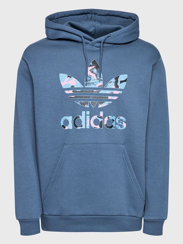 adidas Originals adidas Суитшърт Camo Series Infill HK2802 Тъмносин Regular Fit