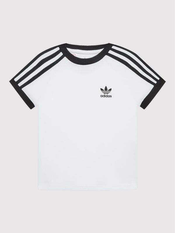 adidas Originals adidas Тишърт acidolor 3 Stripes HK0265 Бял Relaxed Fit