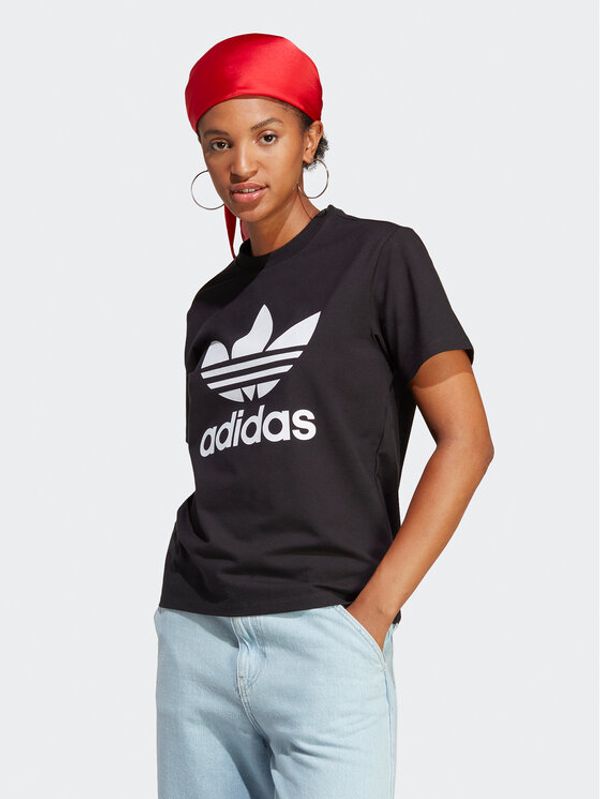 adidas Originals adidas Тишърт adicolor Classics Trefoil IB7421 Черен Regular Fit
