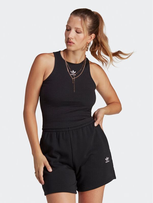 adidas Originals adidas топ adicolor Essentials IB9110 Черен Slim Fit