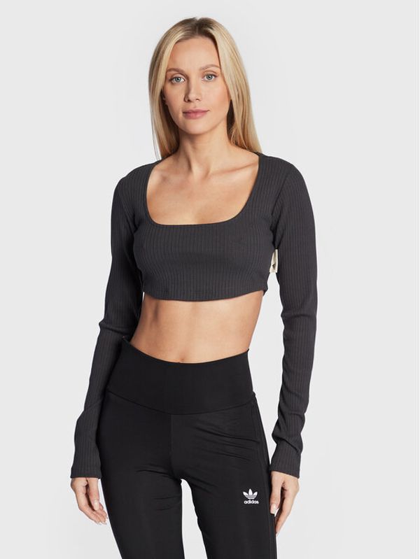 adidas Performance adidas Блуза Studio HH8502 Сив Slim Fit