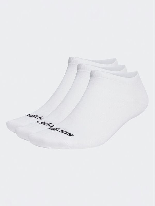 adidas Performance adidas Чорапи терлик унисекс Thin Linear Low-Cut Socks 3 Pairs HT3447 Бял