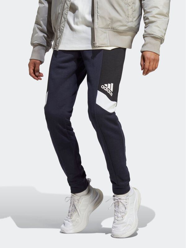 adidas Performance adidas Долнище анцуг Essentials Colorblock HY8684 Тъмносин Regular Fit