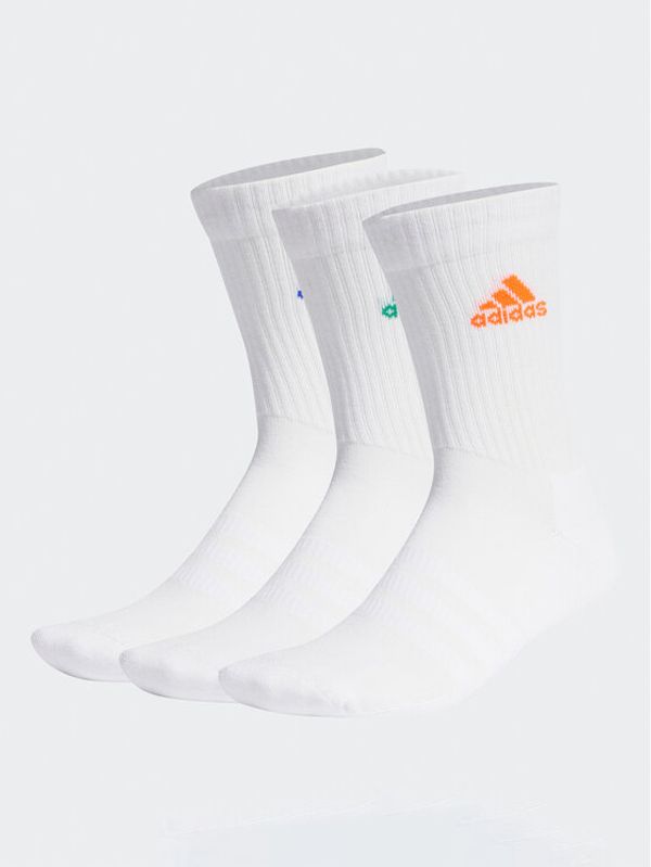 adidas Performance adidas Дълги чорапи unisex Cushioned Crew Socks 3 Pairs IC1314 Бял