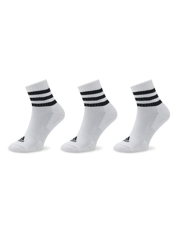 adidas Performance adidas Комплект 3 чифта дълги чорапи мъжки 3S C Spw Mid 3P HT3456 Бял