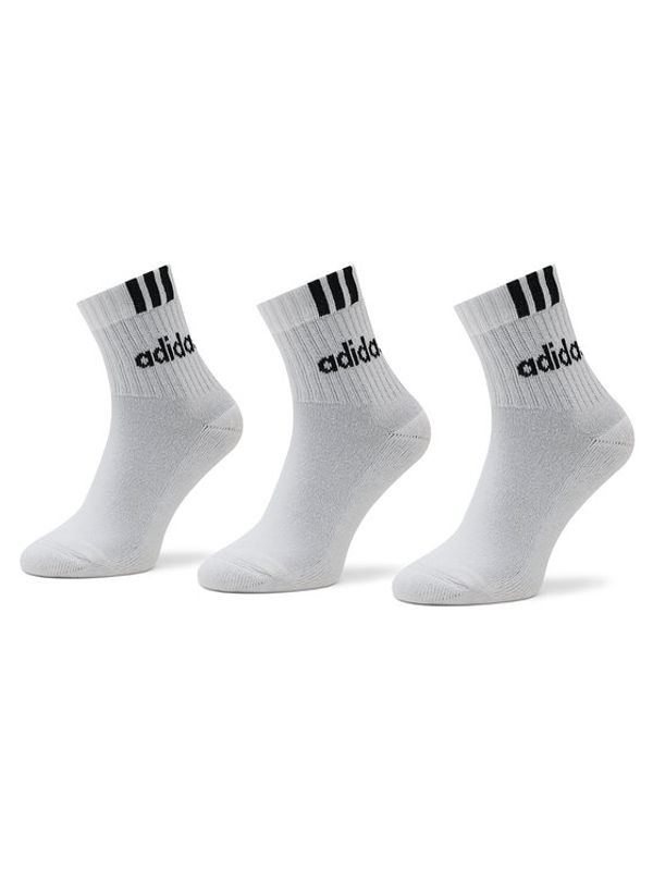 adidas Performance adidas Комплект 3 чифта дълги чорапи мъжки HT3437 Бял
