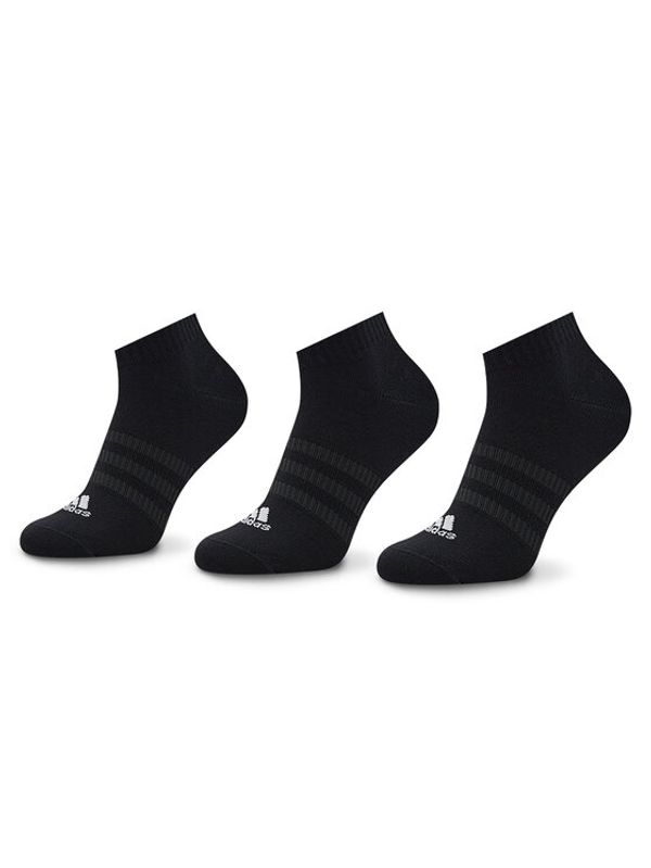 adidas Performance adidas Комплект 3 чифта къси чорапи унисекс Thin And Light IC1336 Черен