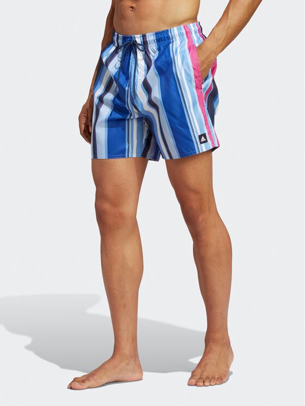 adidas Performance adidas Плувни шорти Striped Swim Shorts IA7752 Син Regular Fit