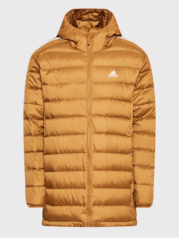 adidas Performance adidas Пухено яке Essentials Down HK4644 Жълт Slim Fit