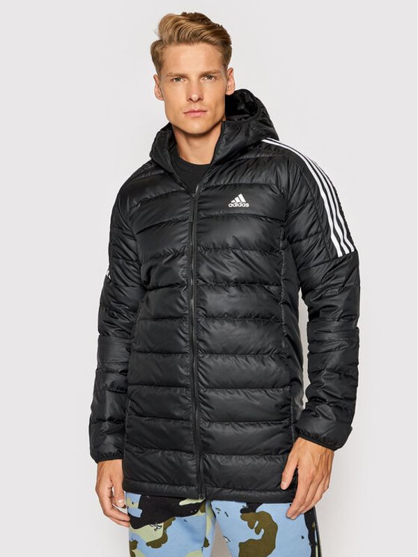 adidas Performance adidas Пухено яке Essentials GH4604 Черен Slim Fit