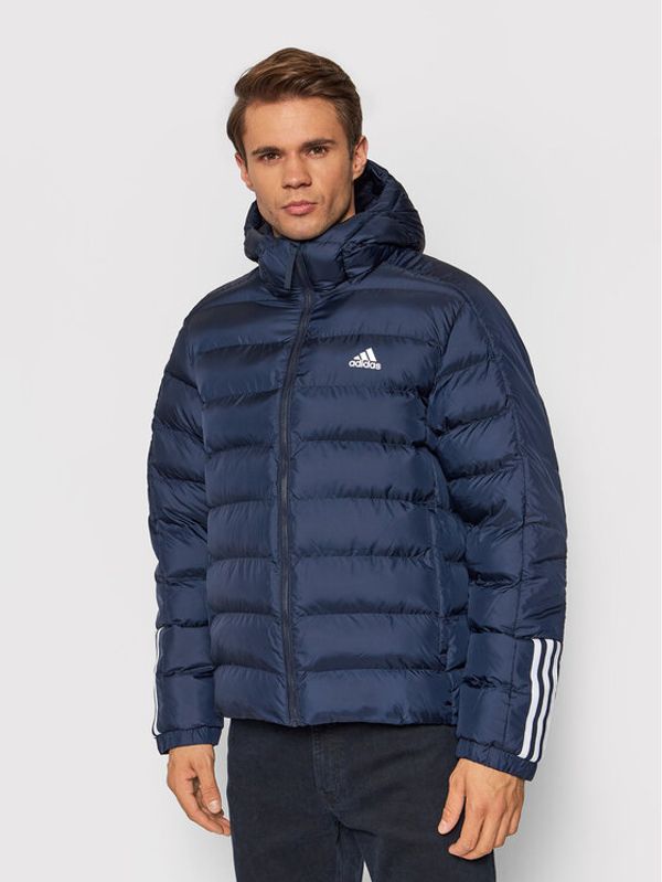 adidas Performance adidas Пухено яке Itavic 3-Stripes GT1686 Тъмносин Regular Fit