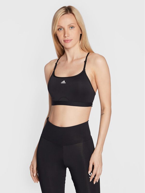 adidas Performance adidas Спортен сутиен Aeroreact HB9884 Черен