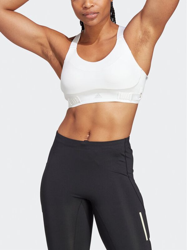 adidas Performance adidas Спортен сутиен FastImpact Luxe Run High-Support Bra HR9663 Бял