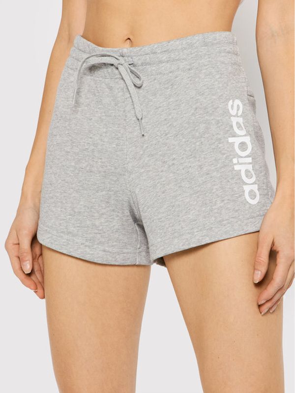 adidas Performance adidas Спортни шорти Essentials Logo H07874 Сив Slim Fit