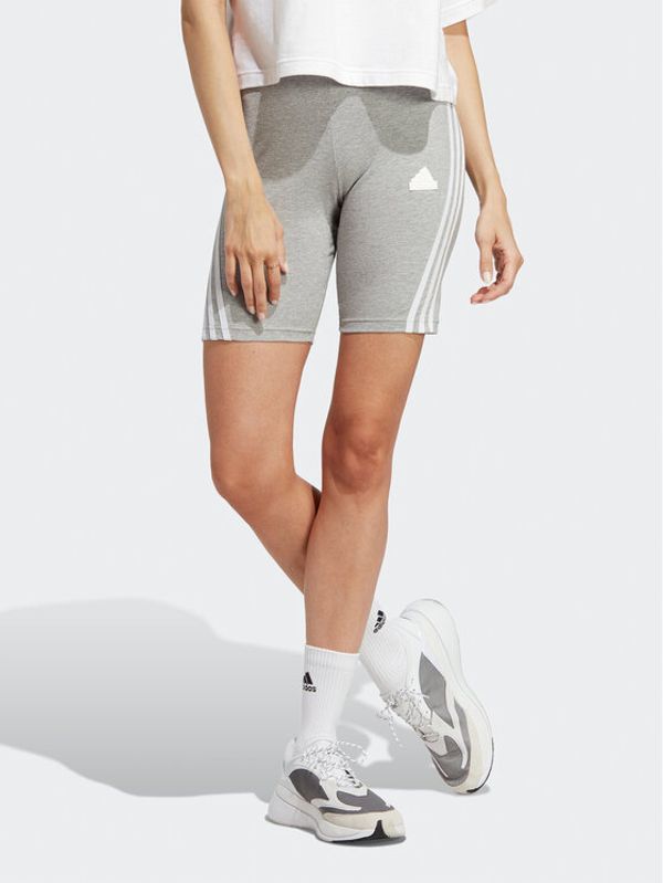 adidas Performance adidas Спортни шорти Future Icons 3-Stripes IC0525 Сив Slim Fit