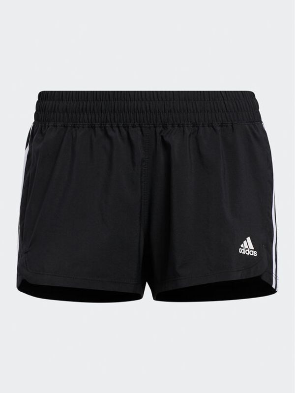 adidas Performance adidas Спортни шорти Pacer 3-Stripes Woven Shorts GH8146 Черен Regular Fit