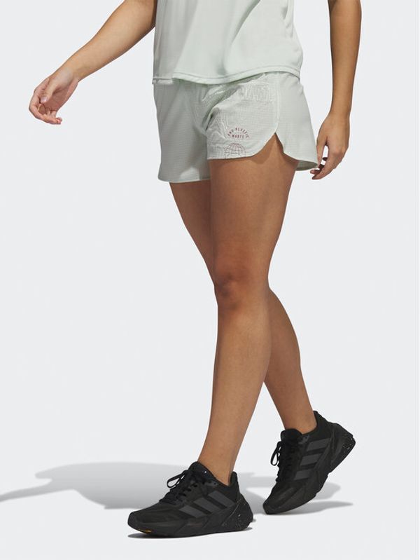 adidas Performance adidas Спортни шорти Run for the Oceans Shorts HZ6011 Зелен