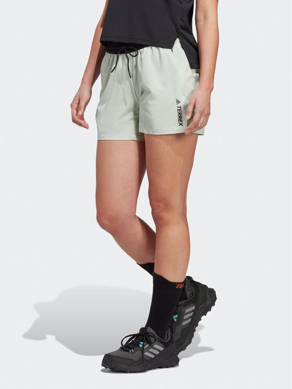 adidas Performance adidas Спортни шорти Terrex Liteflex Hiking Shorts HT2051 Зелен Loose Fit