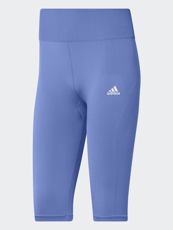 adidas Performance adidas Спортни шорти Training Seamless Short Leggings H49584 Син