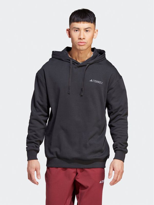 adidas Performance adidas Суитшърт Terrex Logo IB6565 Черен Regular Fit