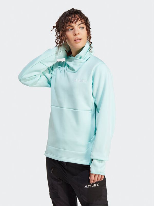 adidas Performance adidas Суитшърт Terrex Xperior IB1833 Син Slim Fit