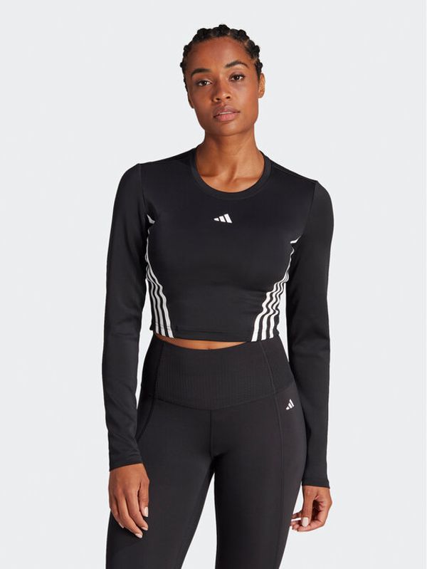 adidas Performance adidas Тениска от техническо трико AEROREADY Hyperglam IL6972 Черен Tight Fit